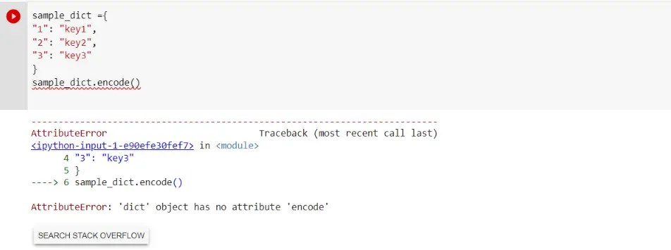 'Encountering List Object Has No Attribute Encode Error