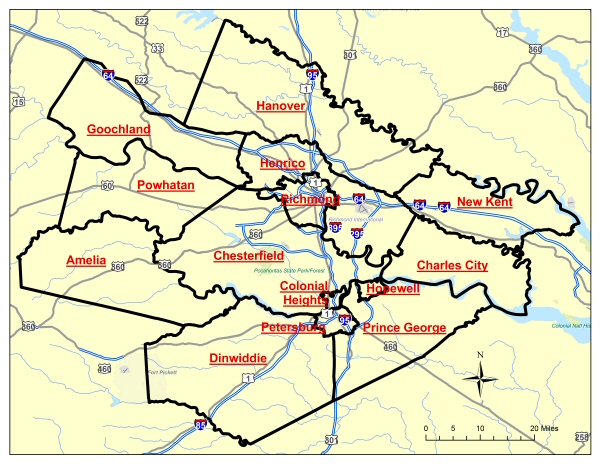 Map Of Richmond Va Area DataShare Richmond Community Information Center