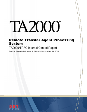 TA2000 Datasheet PDF , ETC : Remote Transfer Agent Processing System