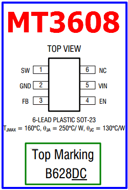 MT3608 Datasheet - 1.2Mhz Current Mode Step-Up Converter