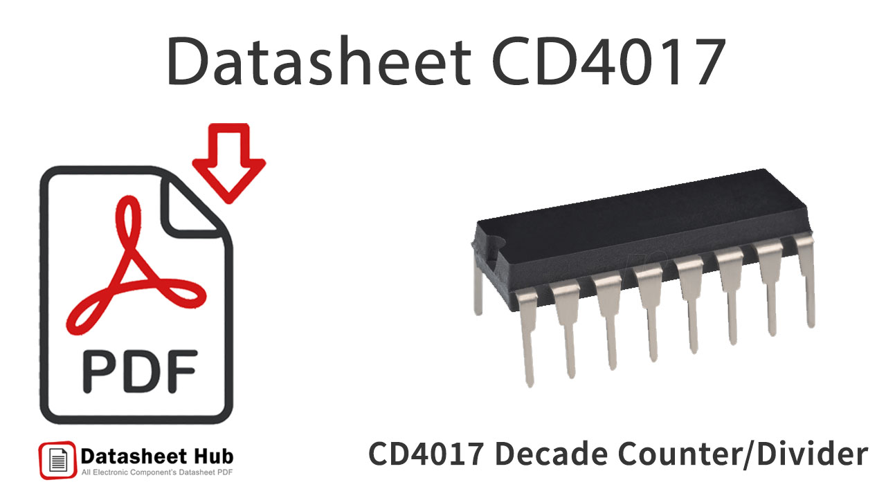 CD4017 Decade Counter/Divider Datasheet Hub