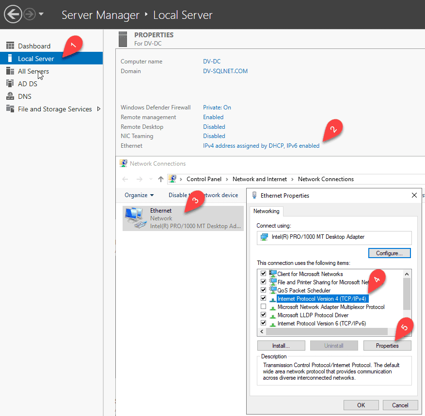 Building a SQL Server Virtual Lab in Windows Creating the Domain