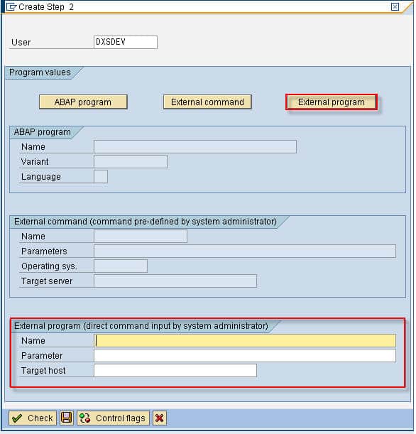 Discovering Something Old in SAP Using an External Program as a Batch