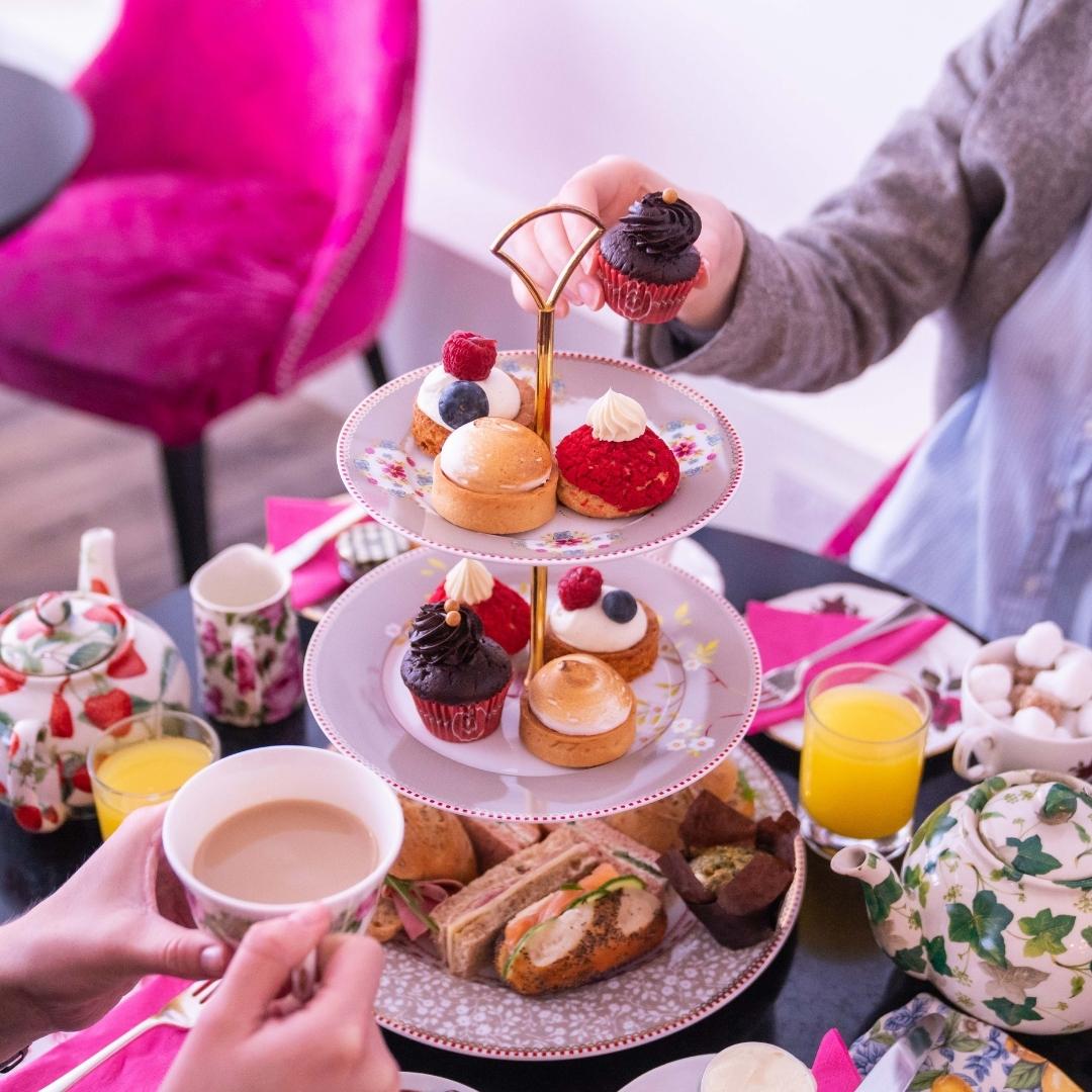 Afternoon Tea with Slingsby Gin Cocktails for Two at Brigit's Bakery