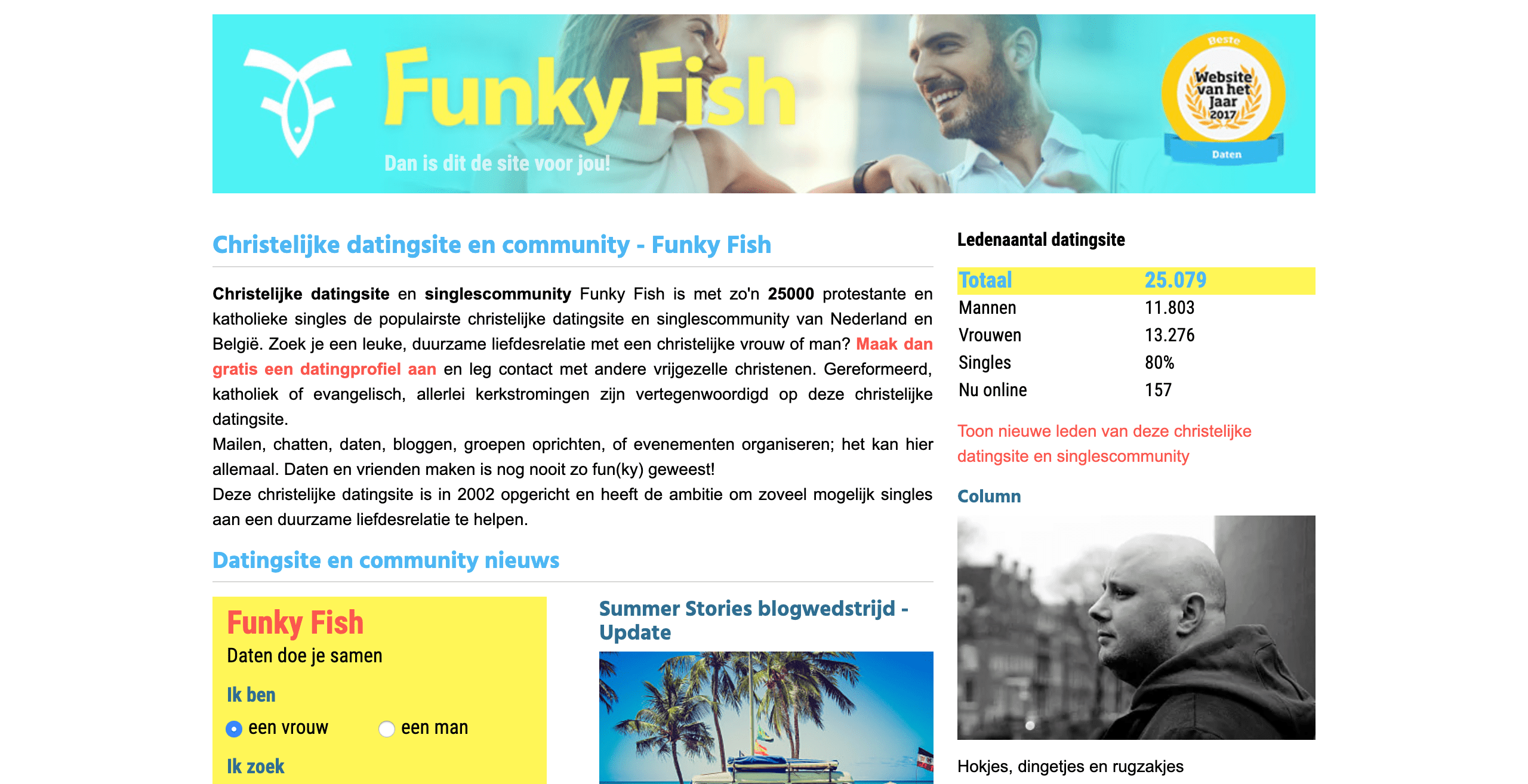 Funky Fish Review, Profiel en Ervaringen Datingappkeuze.nl