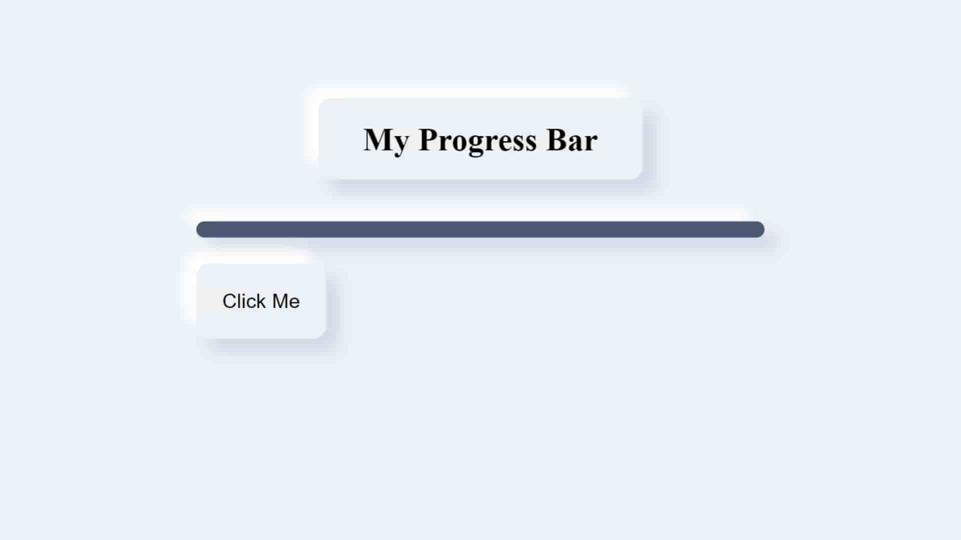 How To Create Progress Bar JavaScript HTML CSS, JavaScript Progress Bar
