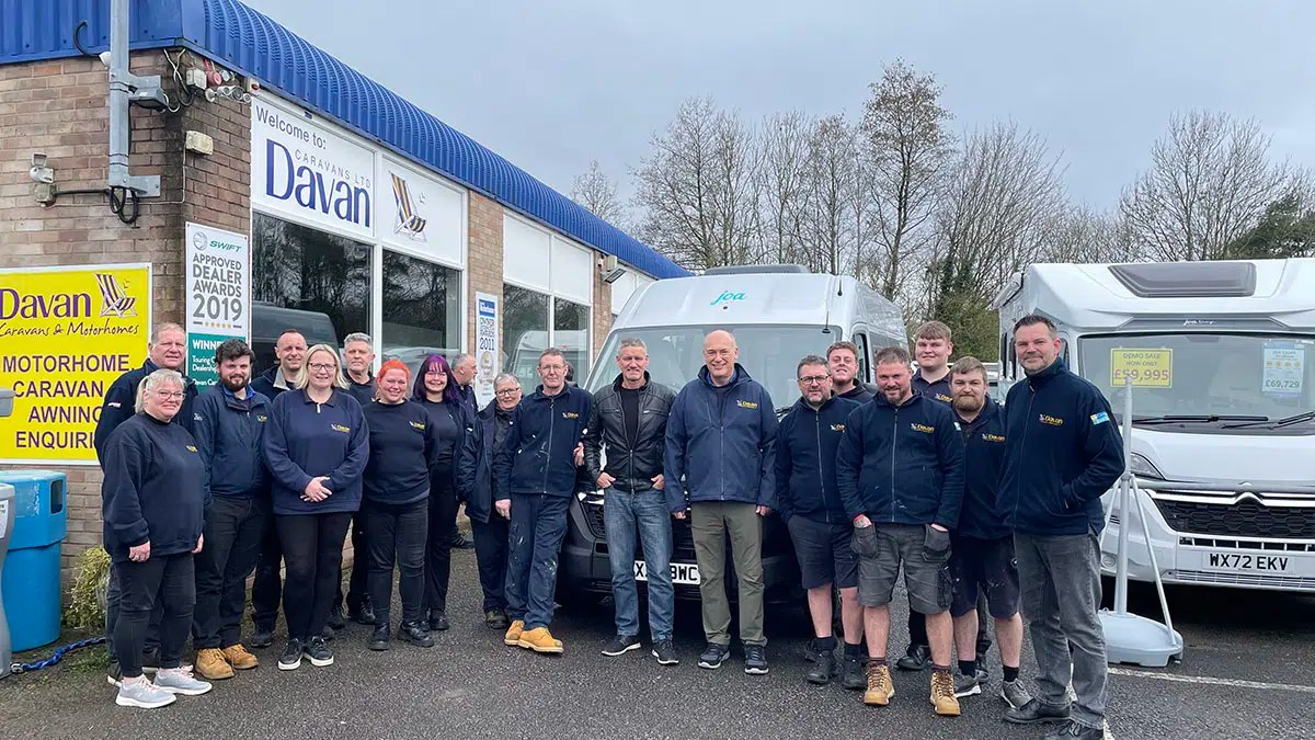 Davan supporting Billy Billingham’s UK tour Davan Caravans