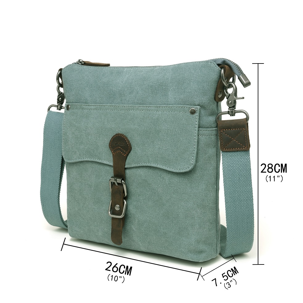Canvas Shoulder Bag SB 568 (Green) Davan Designs