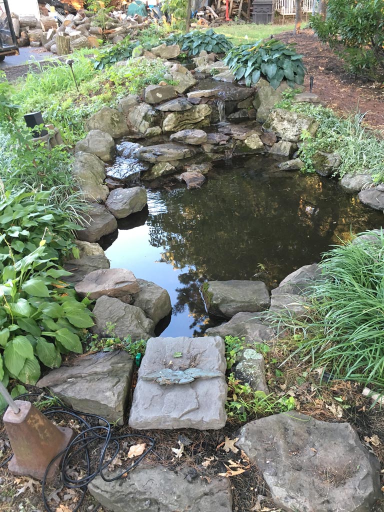 Pond Installation Dave and Dan's Landscape, LLC