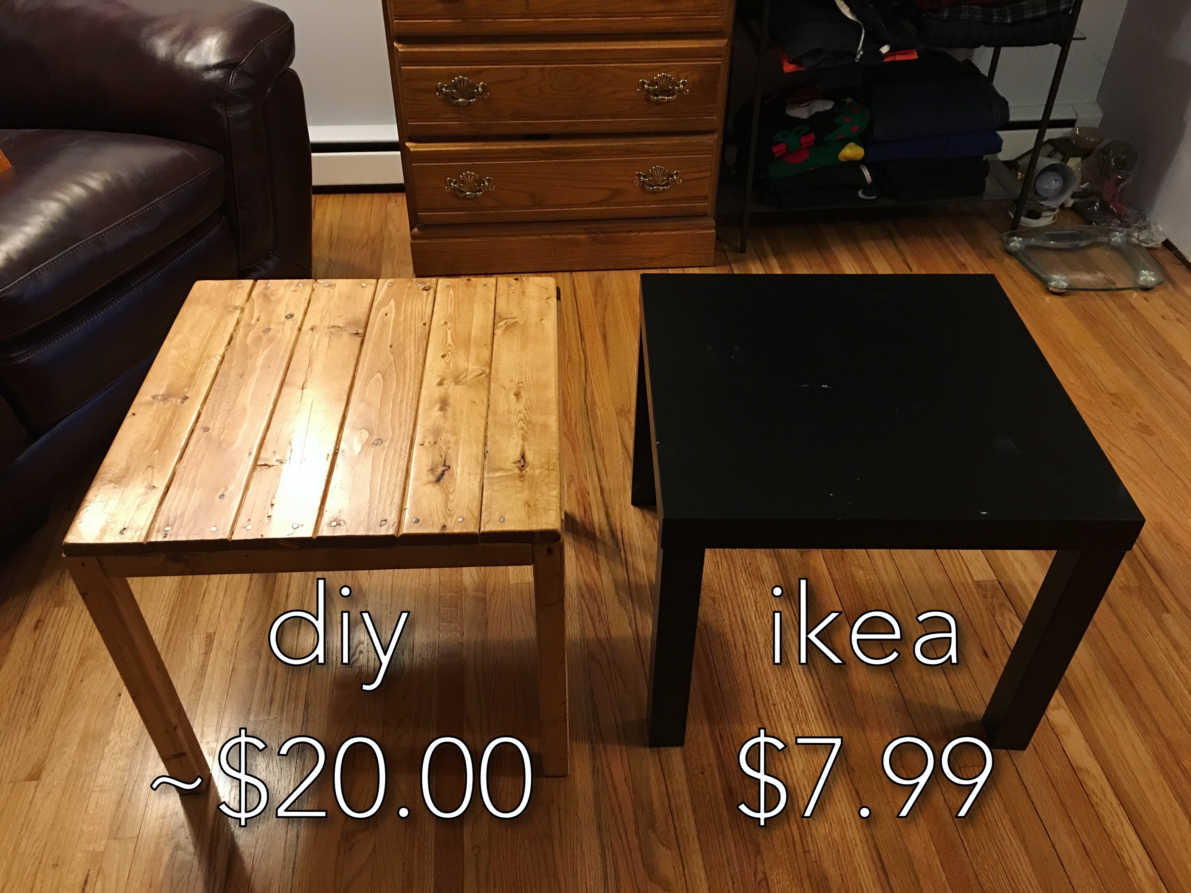 DIY Ikea Lack Table dave eddy