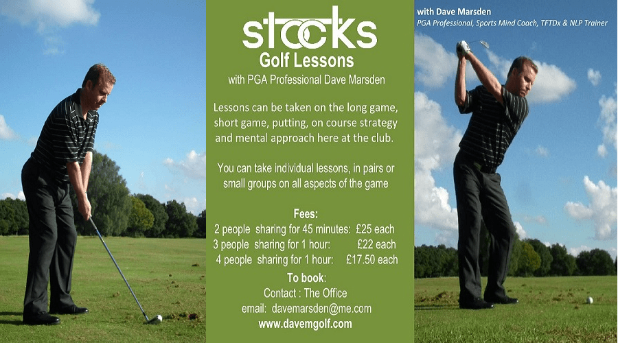 Professional Golf Lessons Dave Marsden PGA Golf Pro & Sports Mind Coach