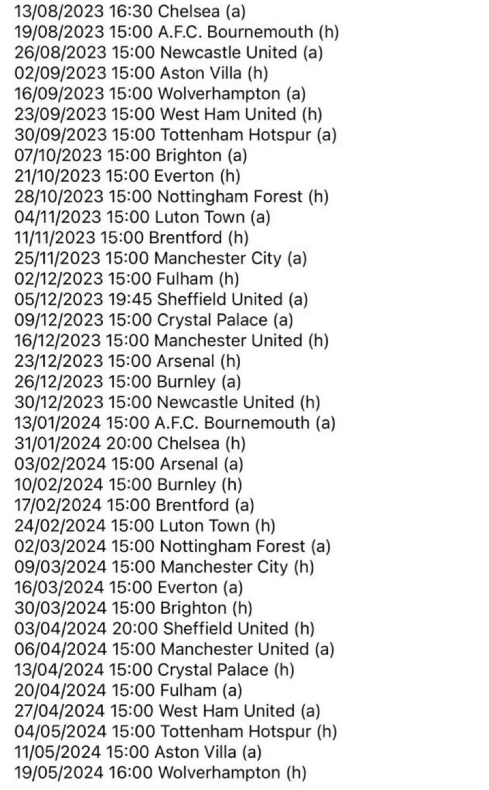 Liverpool's Premier League fixtures have been released DaveOCKOP