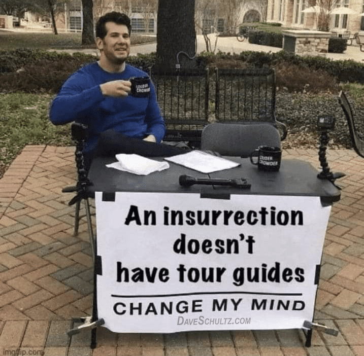 Insurrections Don't Have Tour Guides