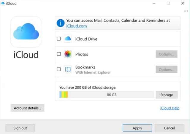 How to access and use Apple iCloud from Windows Dave�s Computers
