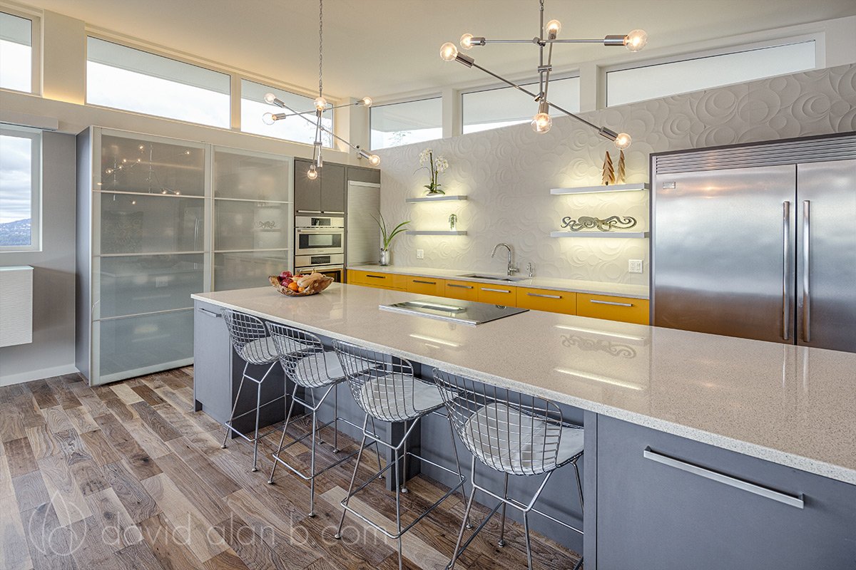 MidCentury Inspired Custom Home Interiors David Alan B. Design