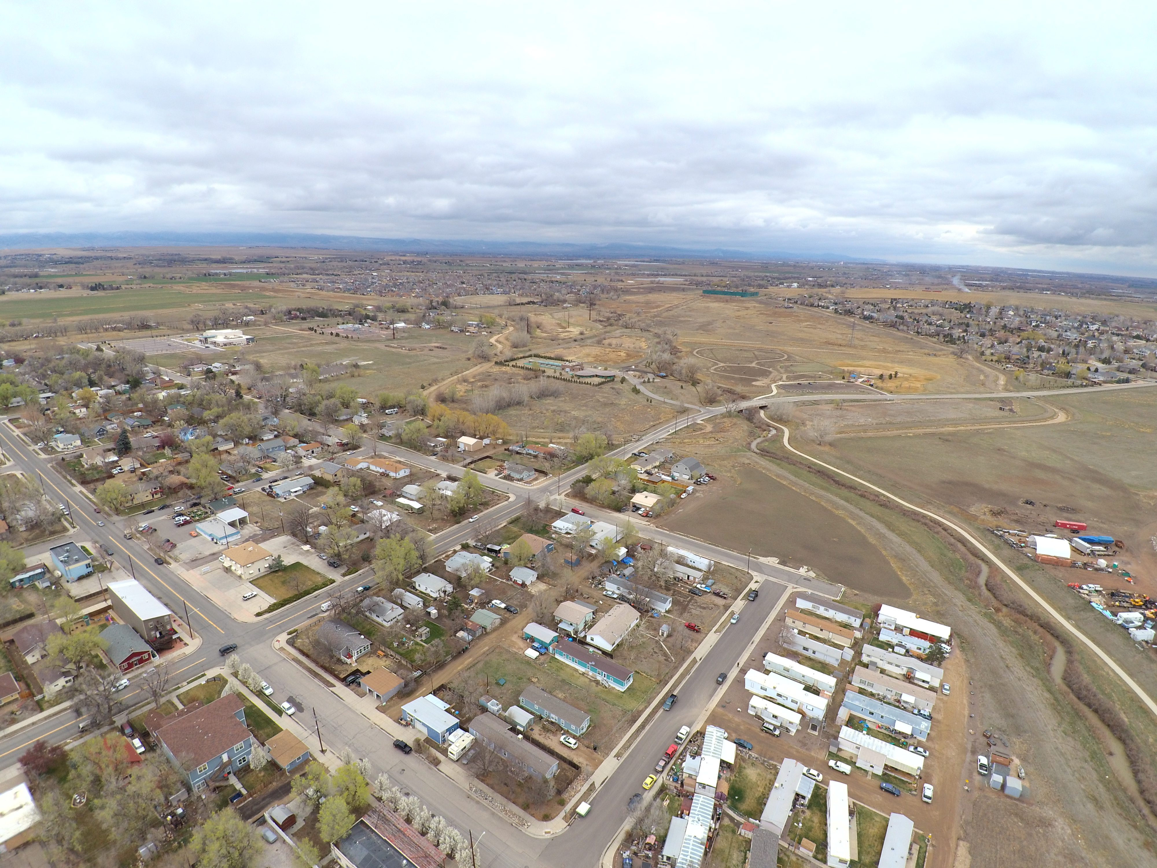 Erie, Colorado Aerial view of David
