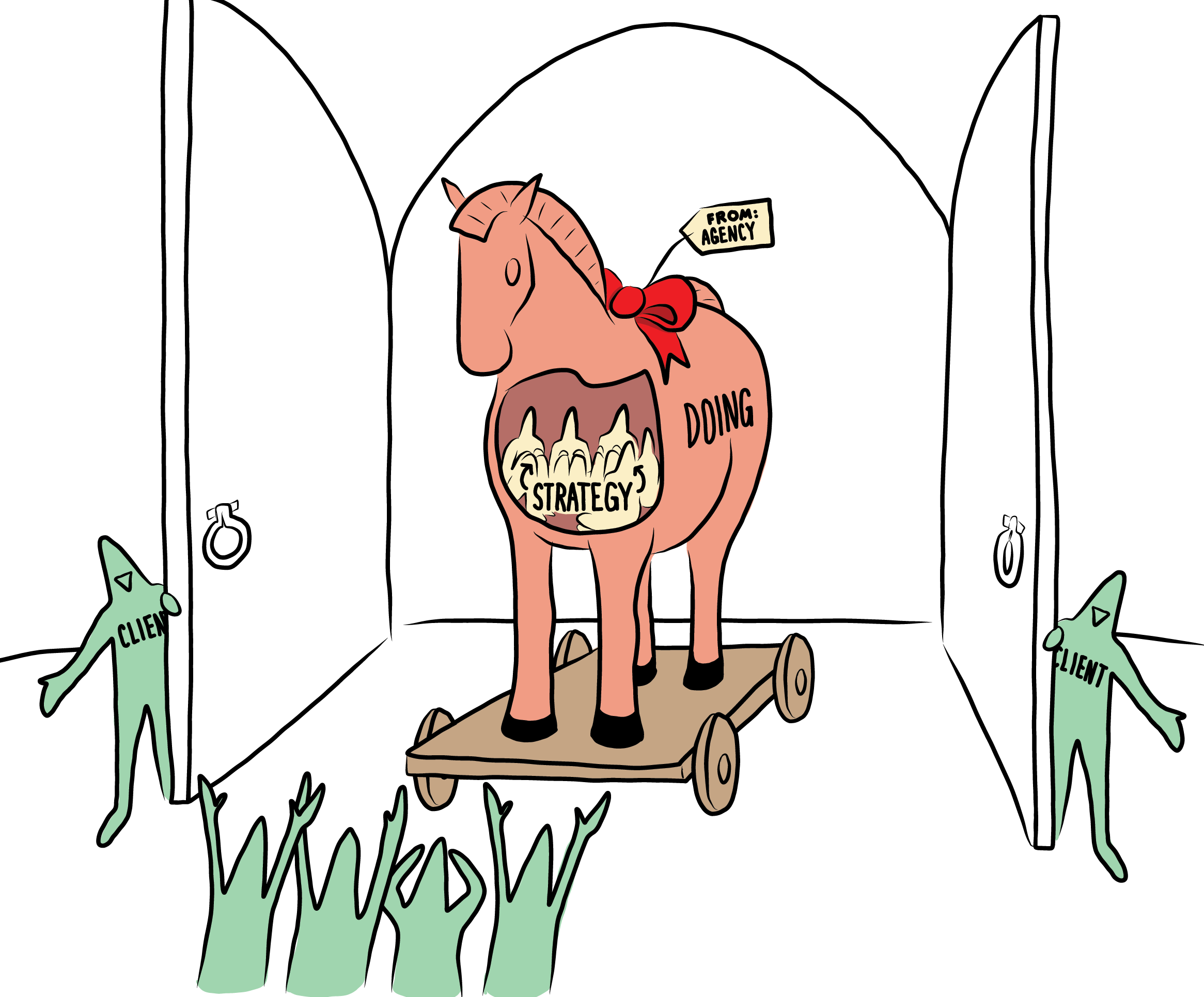 Concealing Your Strategic Abilities Inside a Trojan Horse