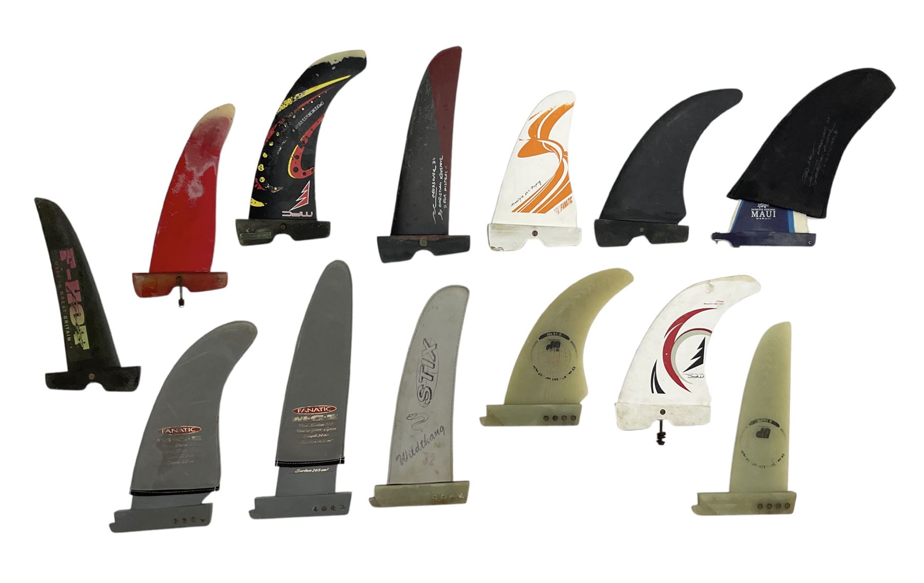 Windsurfing Quantity of fins to include Freewave MFC, Stix Wildthang, Ultra Profile Sails G 10