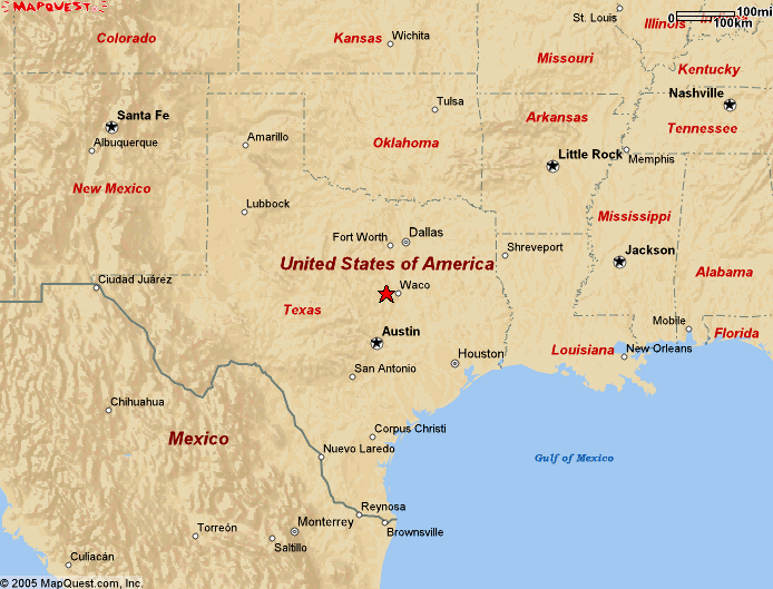 Map Of Crawford Texas Stormfronters Rally In Crawford, TX On Aug. 2728, 2005 Stormfront