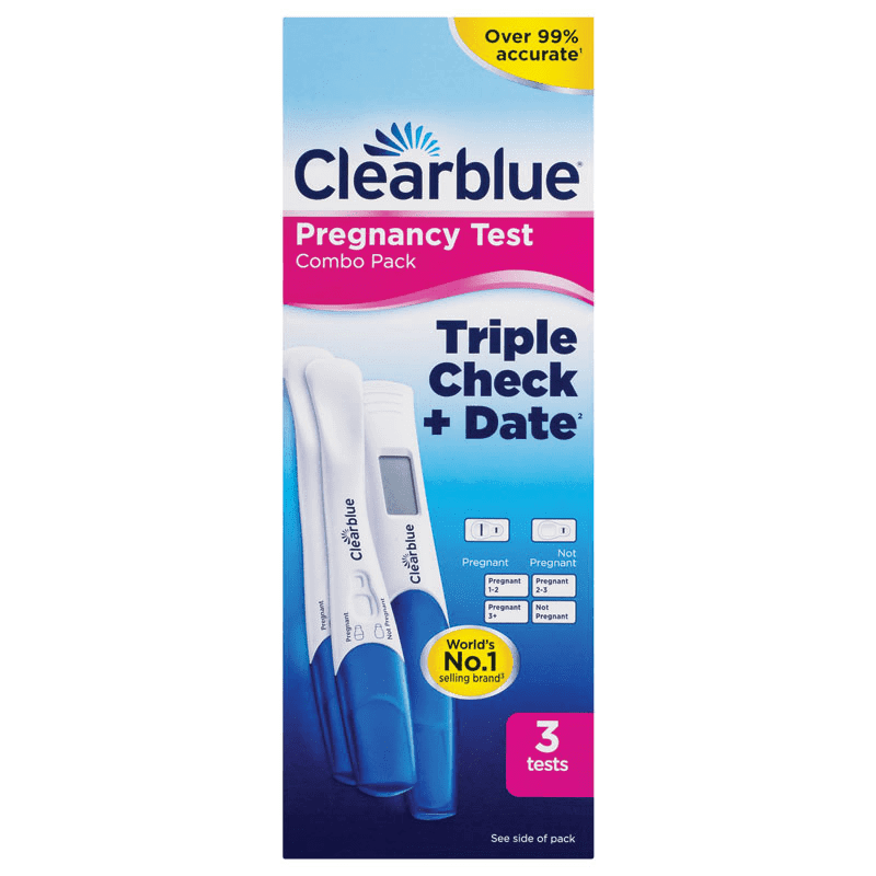 Clearblue Pregnancy Test Triple Check Combo Pack