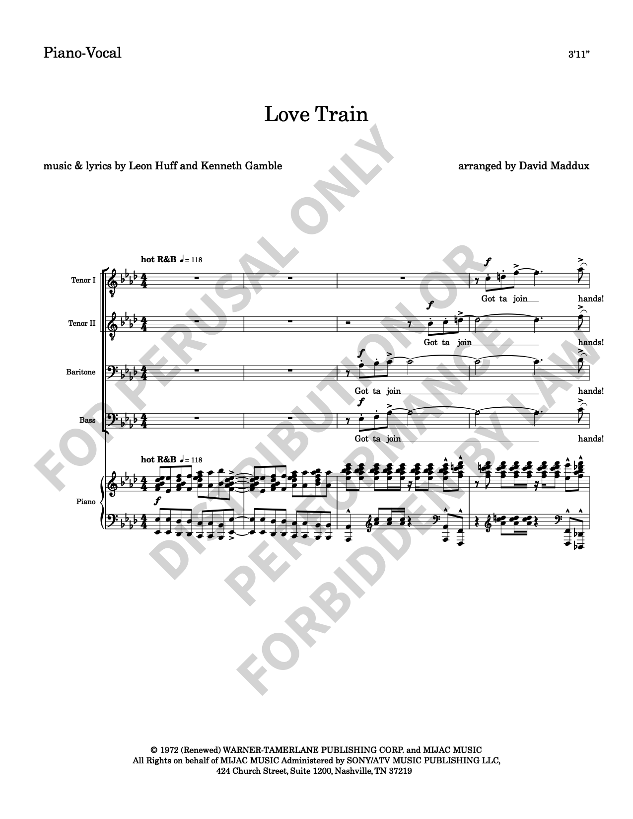 Love Train David Maddux