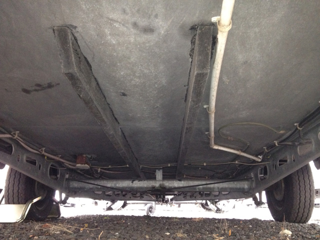 Delamination repair, but floor isnt level UKCampsite.co.uk Caravan
