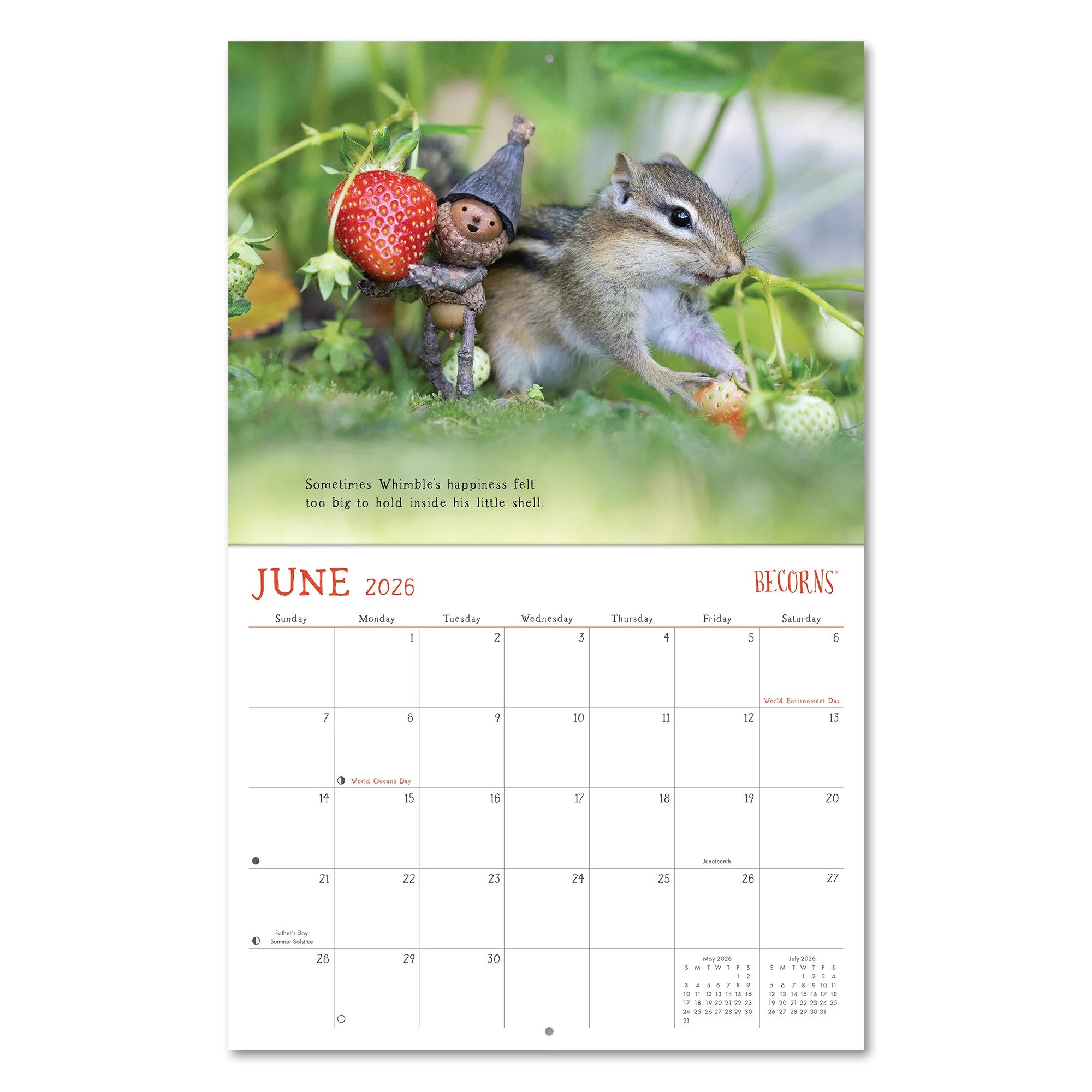 2026 Becorn Calendar David M Bird