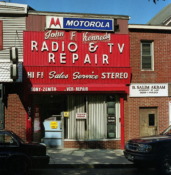 The John F. Kennedy Radio and TV repair shop, Roslindale