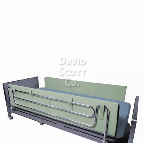 Stretcher side rail pads / Seizure Pads 14"H x 48"L x 1.5"W. Attaches