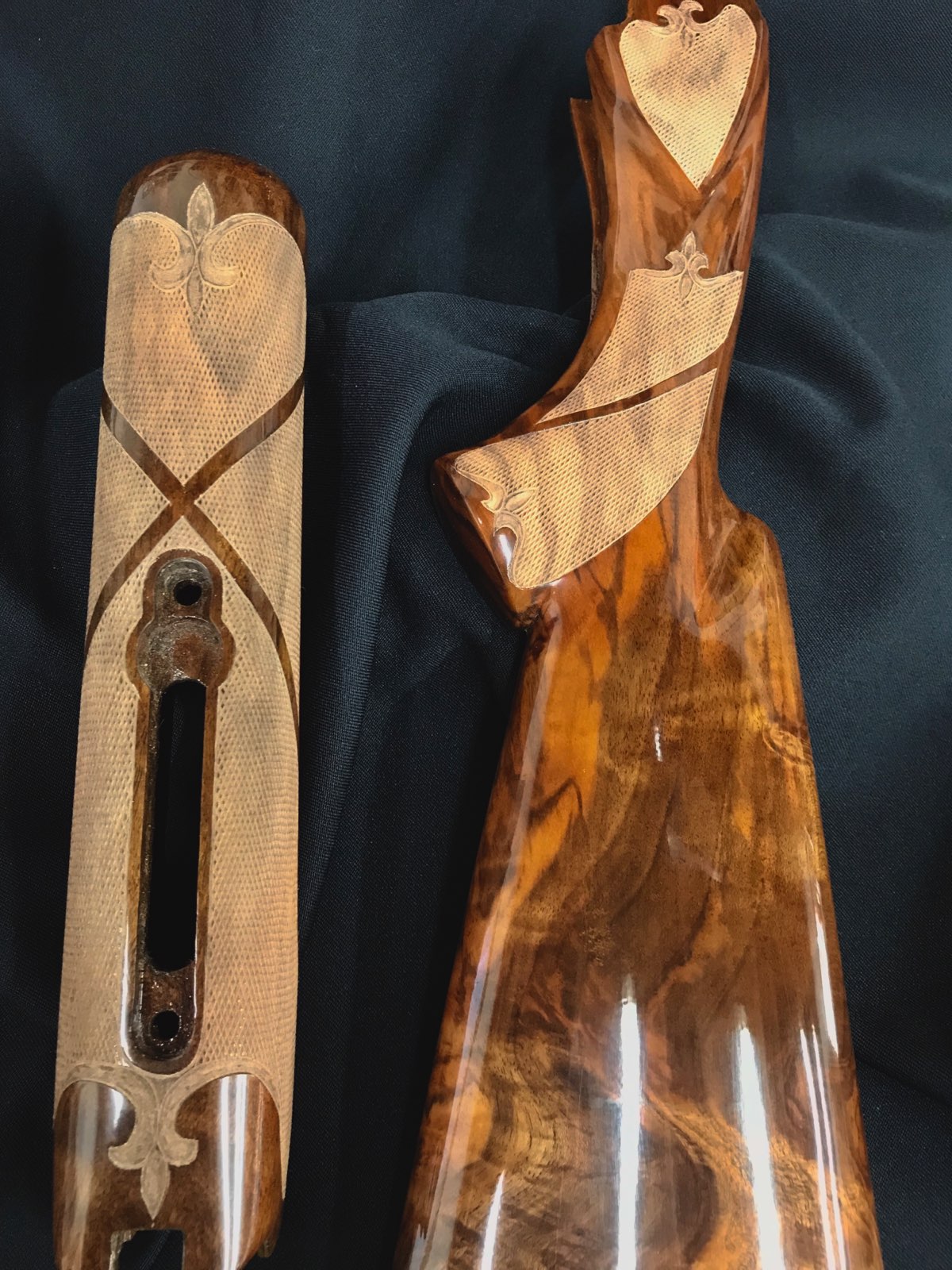 Front and Center Beads Install David's Custom Gun StocksDavid's