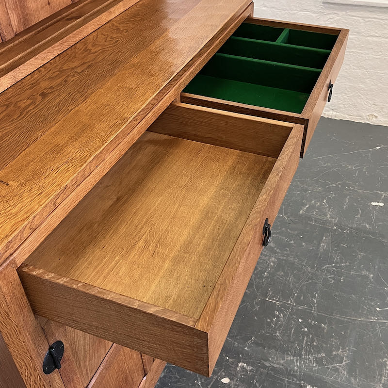Robert Thompson ‘Mouseman’ 4’ Oak Welsh Dresser David Siddall Antiques