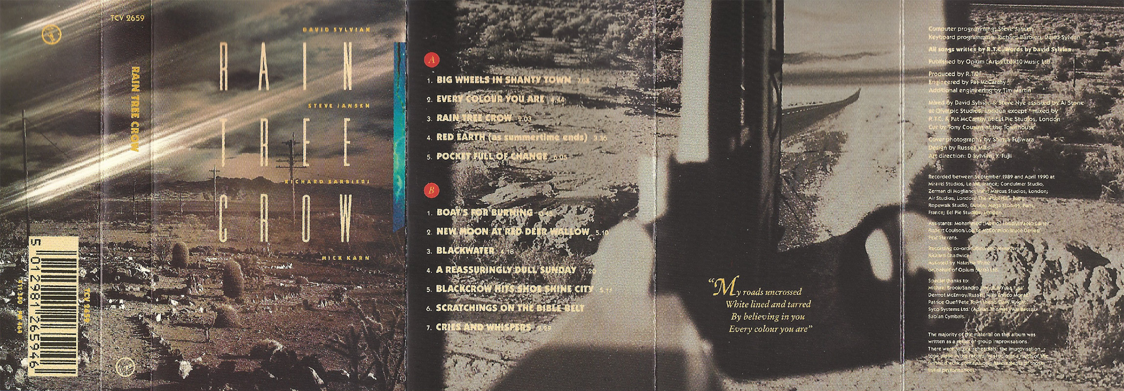 Rain Tree Crow David Sylvian Expect Everything And Nothing Less