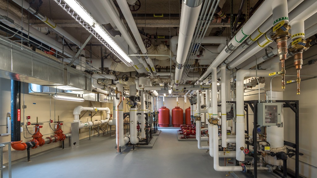 Tower M Mechanical Room Davis Constructors & Engineers