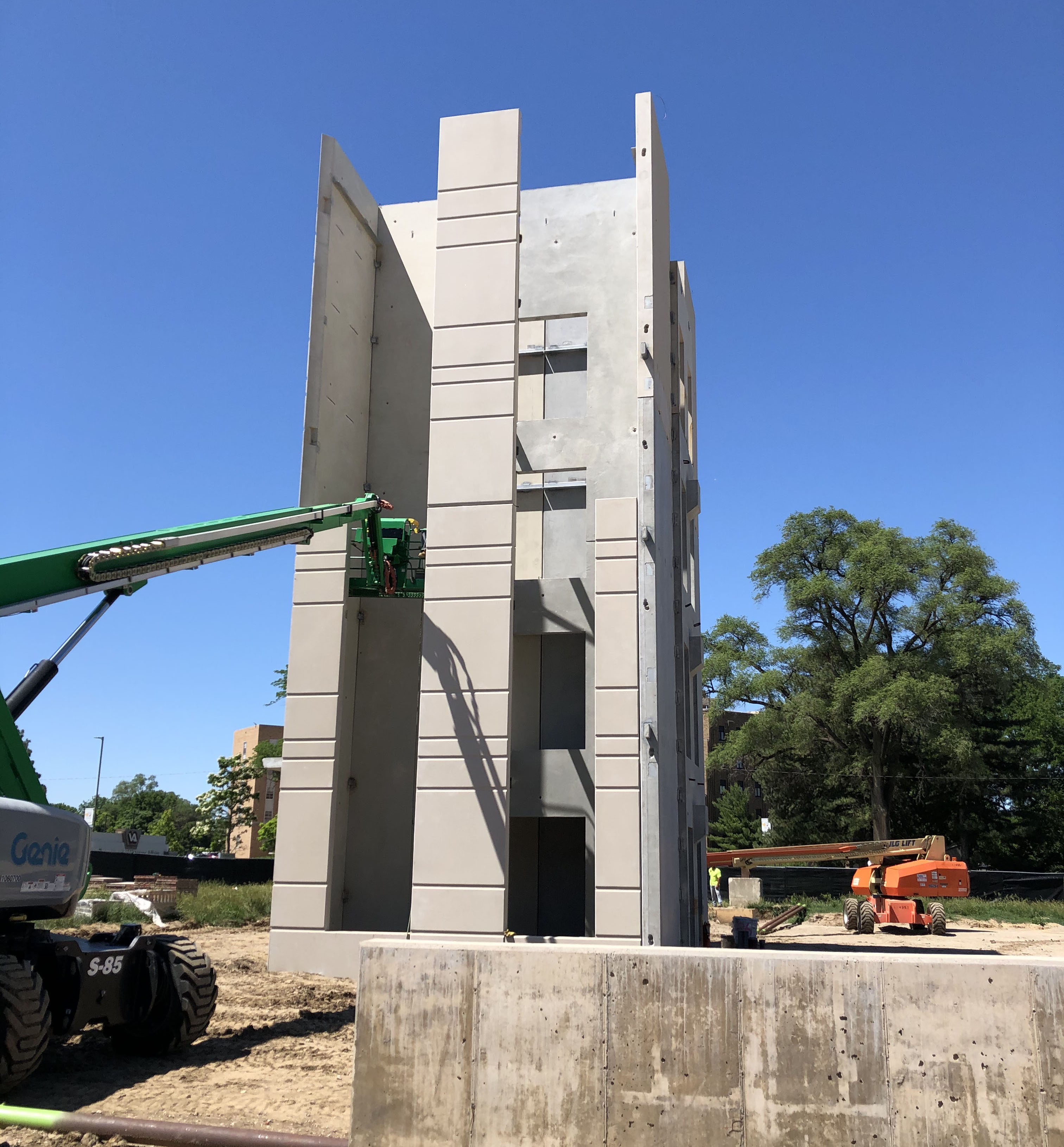Veterans Affairs Parking Garage Omaha, NE Projects Davis Erection