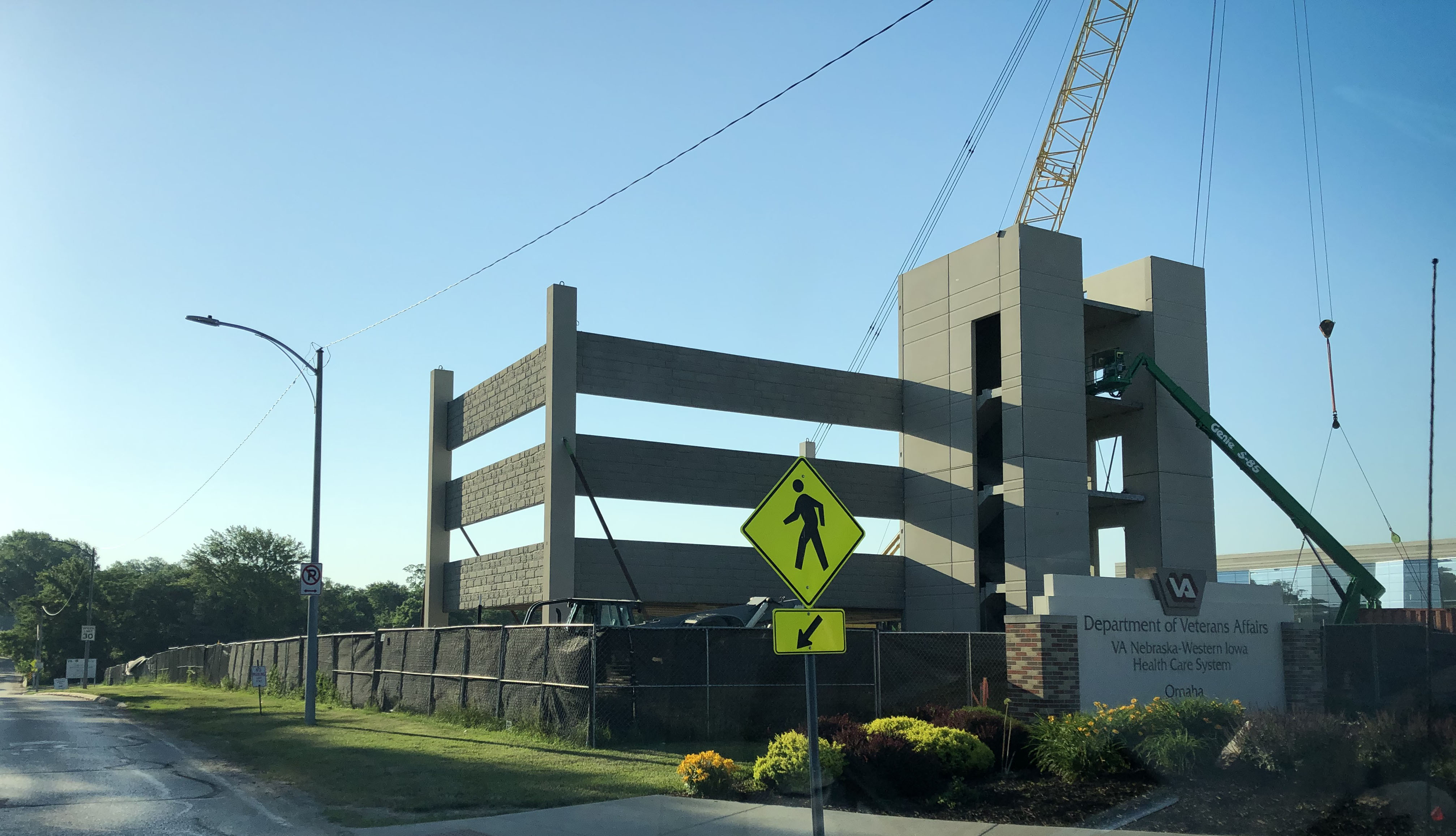 Veterans Affairs Parking Garage Omaha, NE Projects Davis Erection