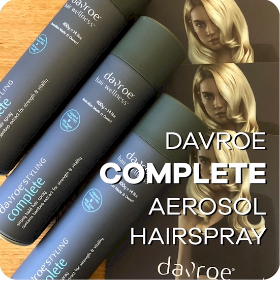 Davroe Complete Aerosol Hairspray Davroe Natural Vegan Australian