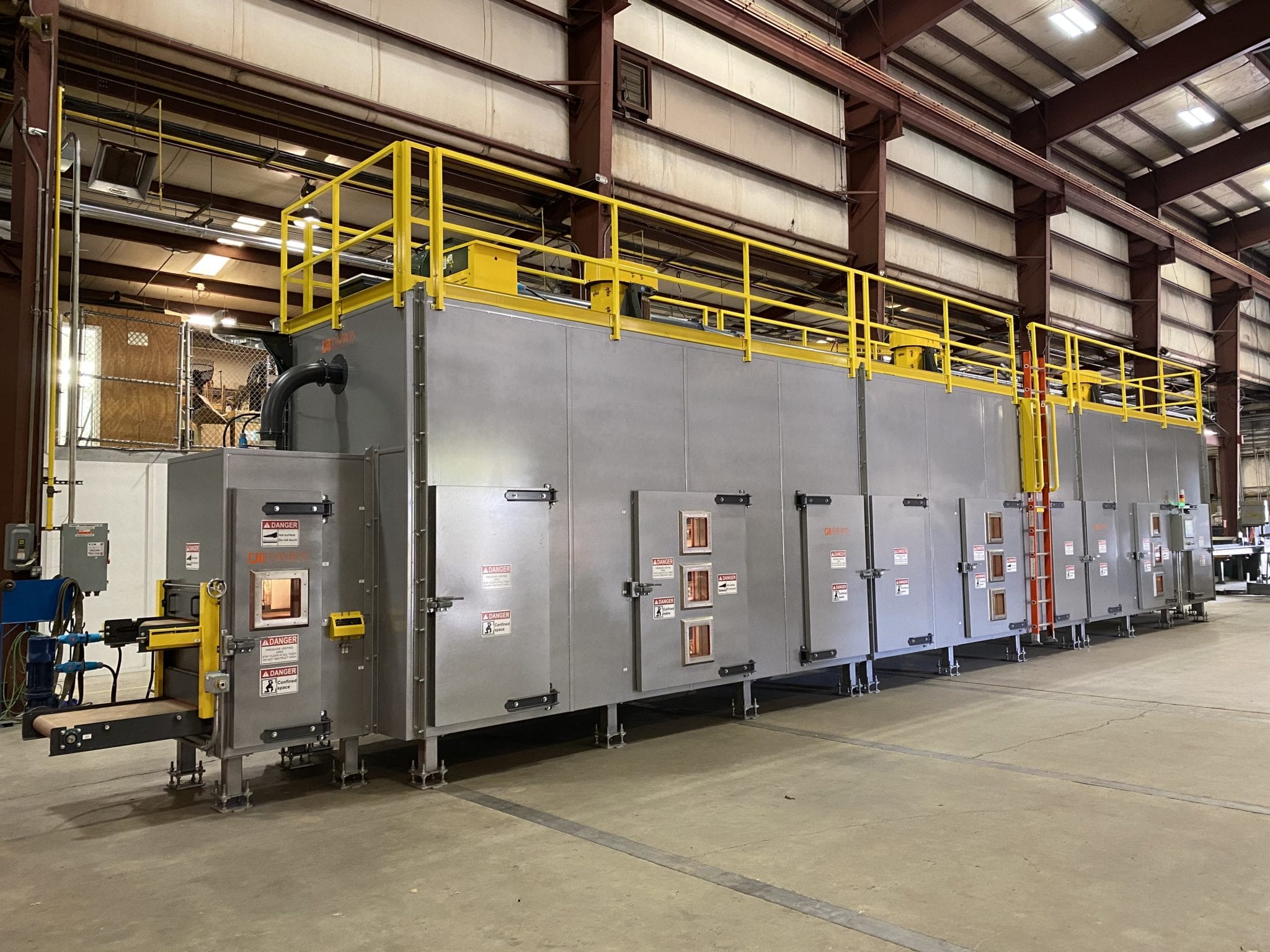 DTI1434 Triple Conveyor Oven Davron Technologies