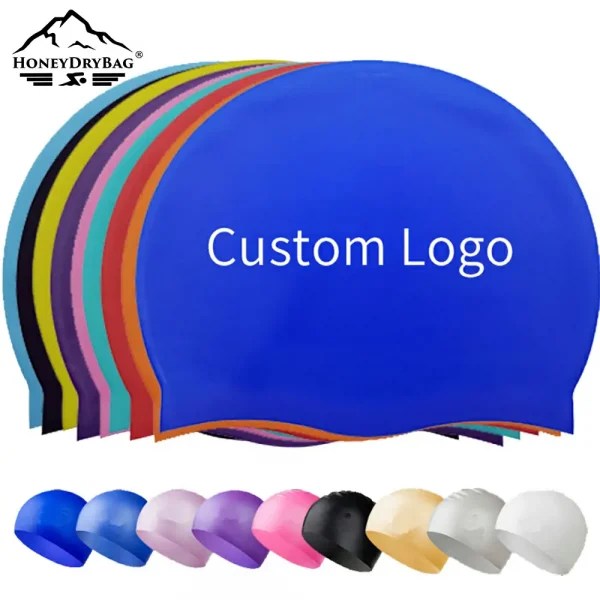 Customizable Silicone Swim Cap HoneyDryBag