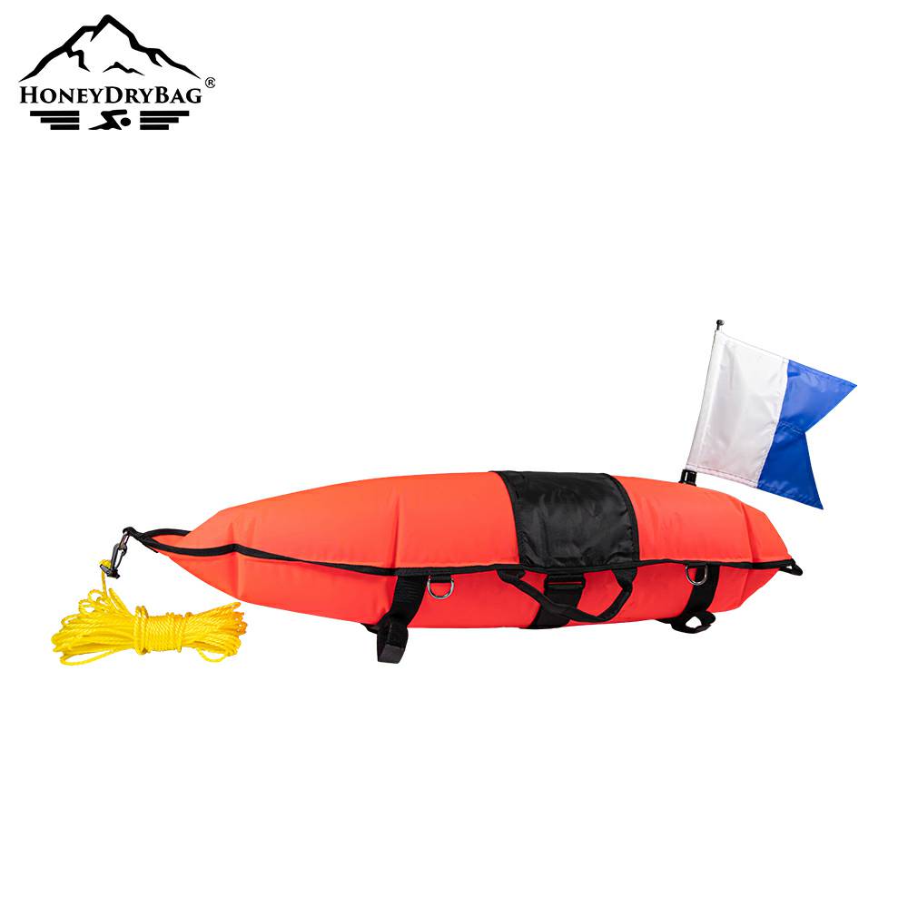 Scuba Safety Sausage Surface Marker Buoy HoneyDryBag