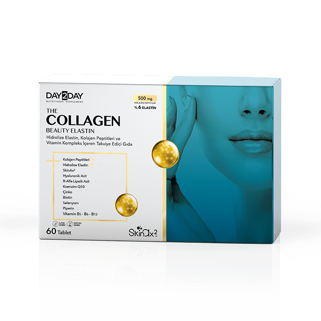 The Collagen Beauty Elastin (60 Tablets) Day2Day