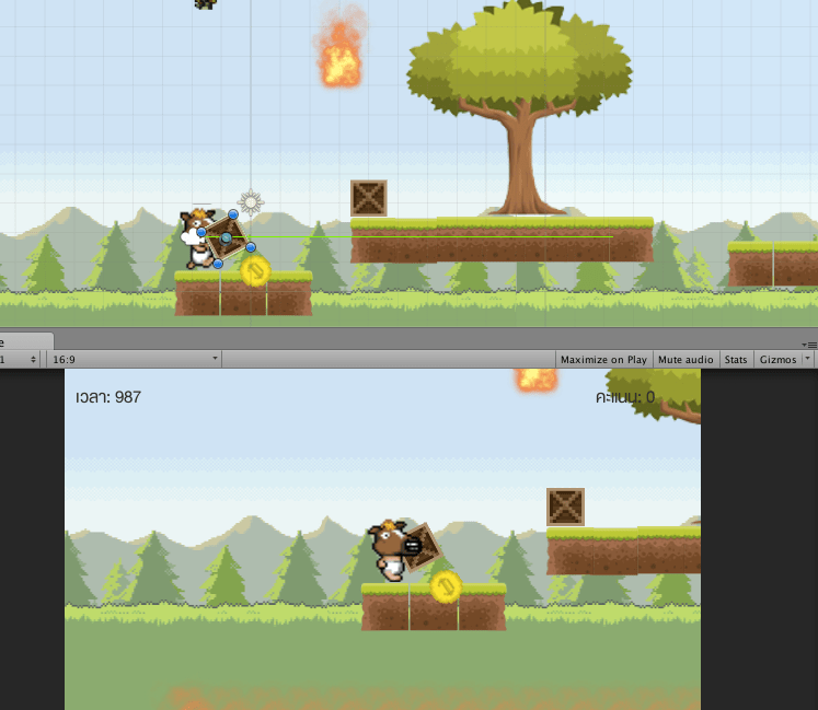 สร้างเกม 2 มิติด้วย Unity 2D กับการทำเกม Side Scrolling Platform