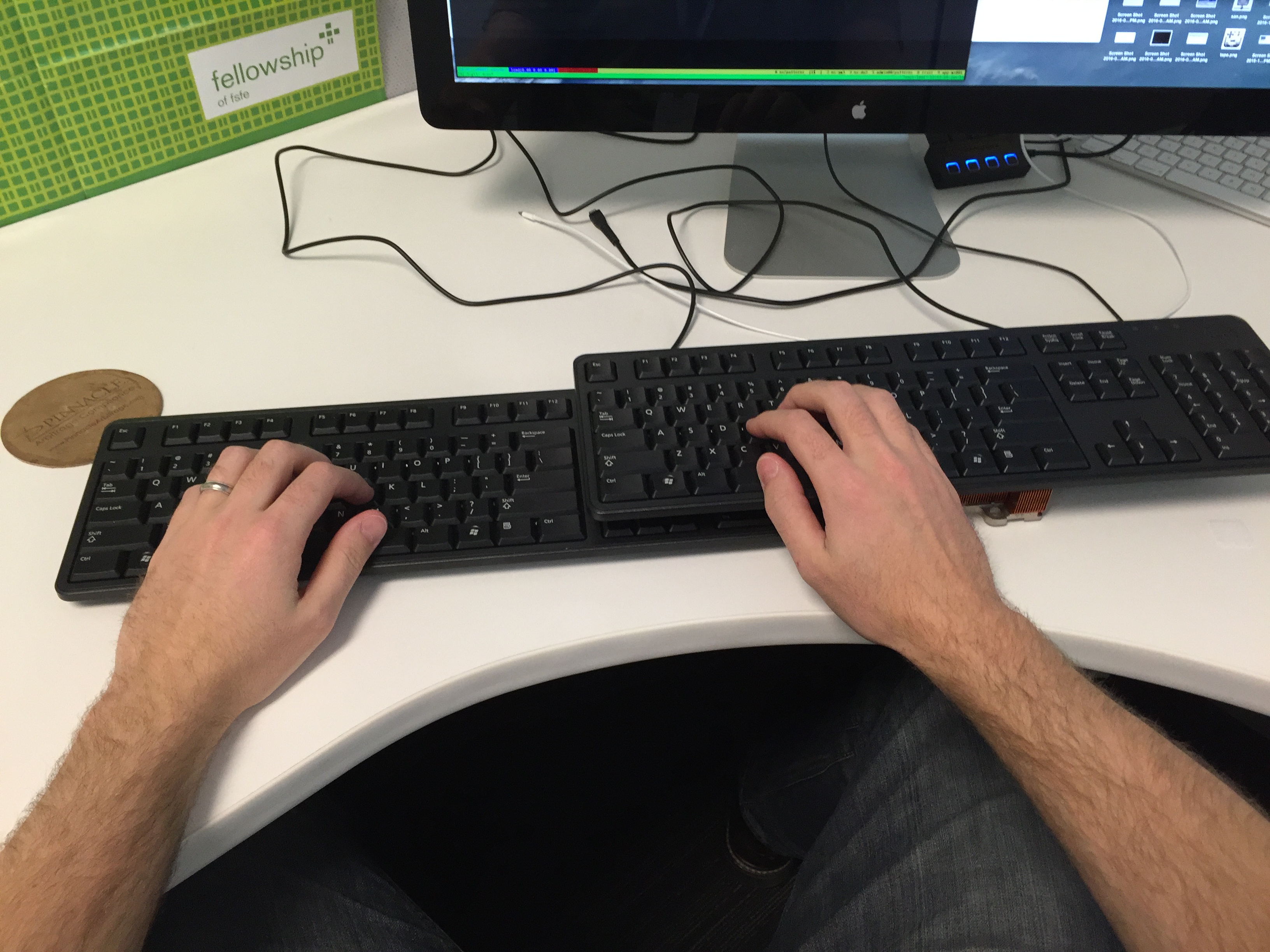 Using two (pc) keyboards with OSX