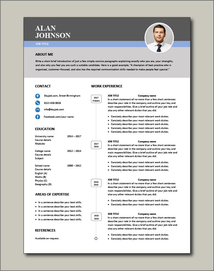 Premium CV template 45