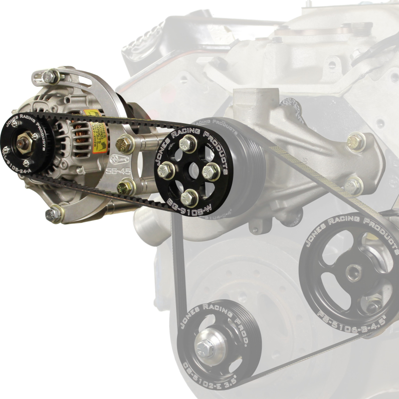 JONES RACING PRODUCTS SBC RADIUS TOOTH ALTERNATOR KIT JRP2041RA