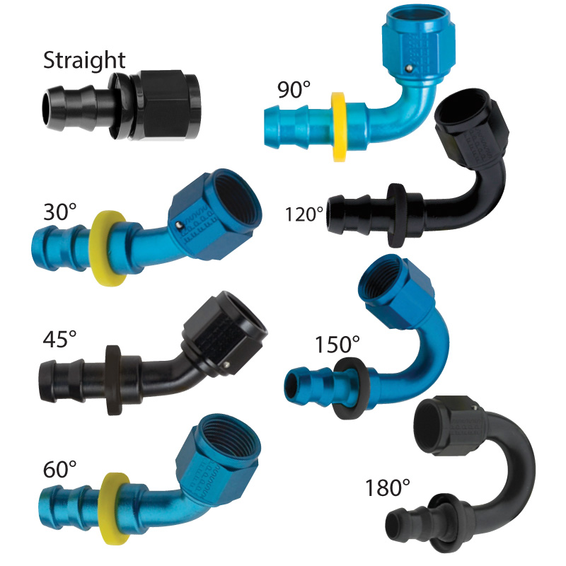 AN PUSHON HOSE END FITTING FITTINGPUSHON Fittings