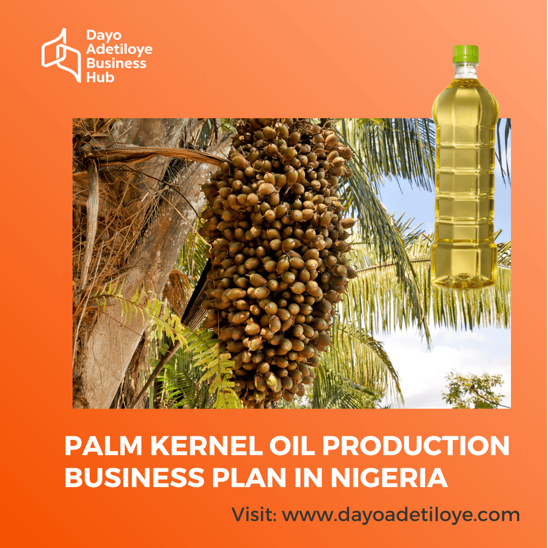 PALM KERNEL OIL PRODUCTION BUSINESS PLAN IN NIGERIA