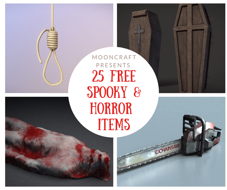 *FREE* 25 Spooky & Horror Props! (Just in time for Halloween!) Daz 3D