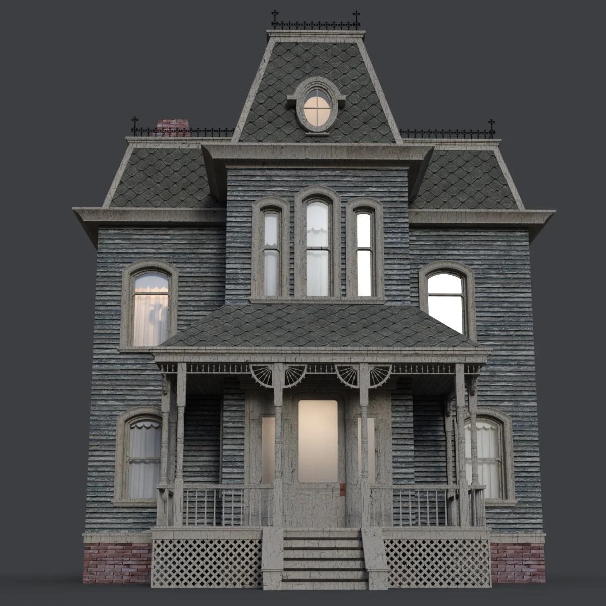 *FREE* Halloween Bates House from the movies Psycho and Bates Motel