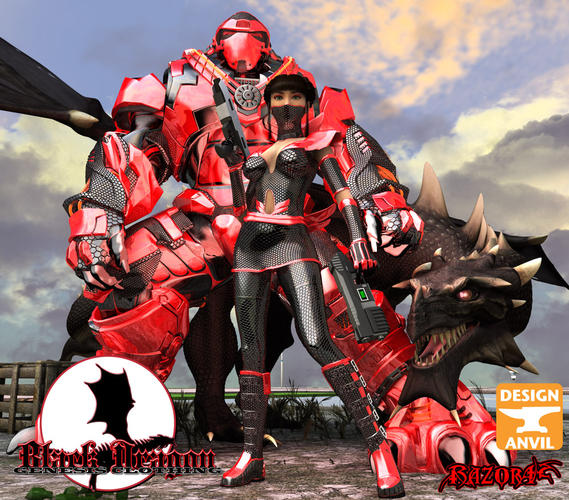 Black Dragon Scifi Clothing Set Out now! Daz 3D Forums