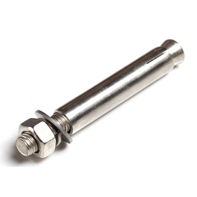 304 stainless steel expansion bolt Galvanized Exploded screw hexagon bolt